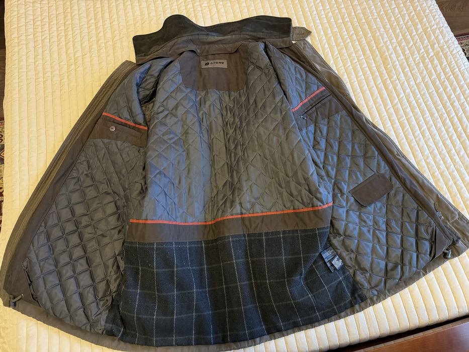 Parka c/ gola em pele, B STONE