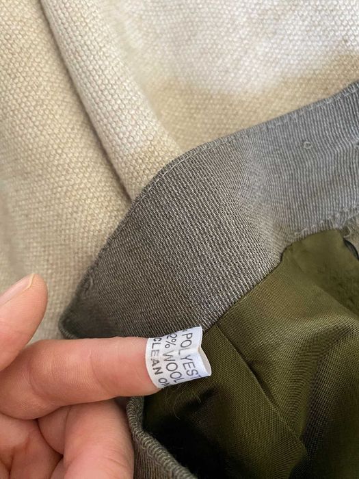 Vintydżowa elegancka spódnica 42% wełna Capsule wardrobe do pracy