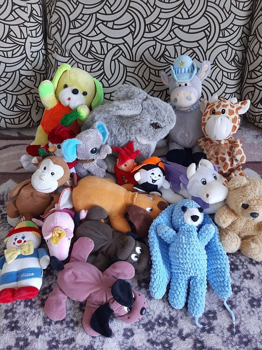 М'які іграшки для малят.Обмін.