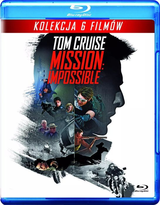 Mission Impossible. Kolekcja 6 filmów, 6 Blu-ray. Nowy Produkt
