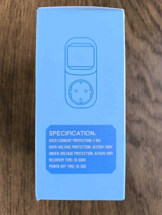 Реле напруги відсікач регульовані в розетку TAXNELE і TOMZN НОВІ, ОПТ