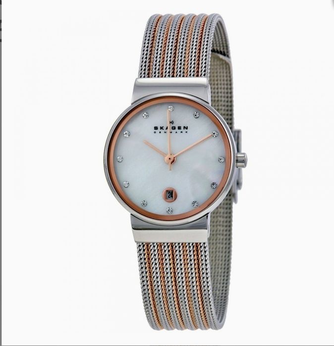Жіночий годинник Skagen з кристалами Swarovski