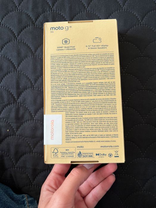 Motorola Moto G35 5G 8/128 GB – nowa, fabrycznie zaplombowana