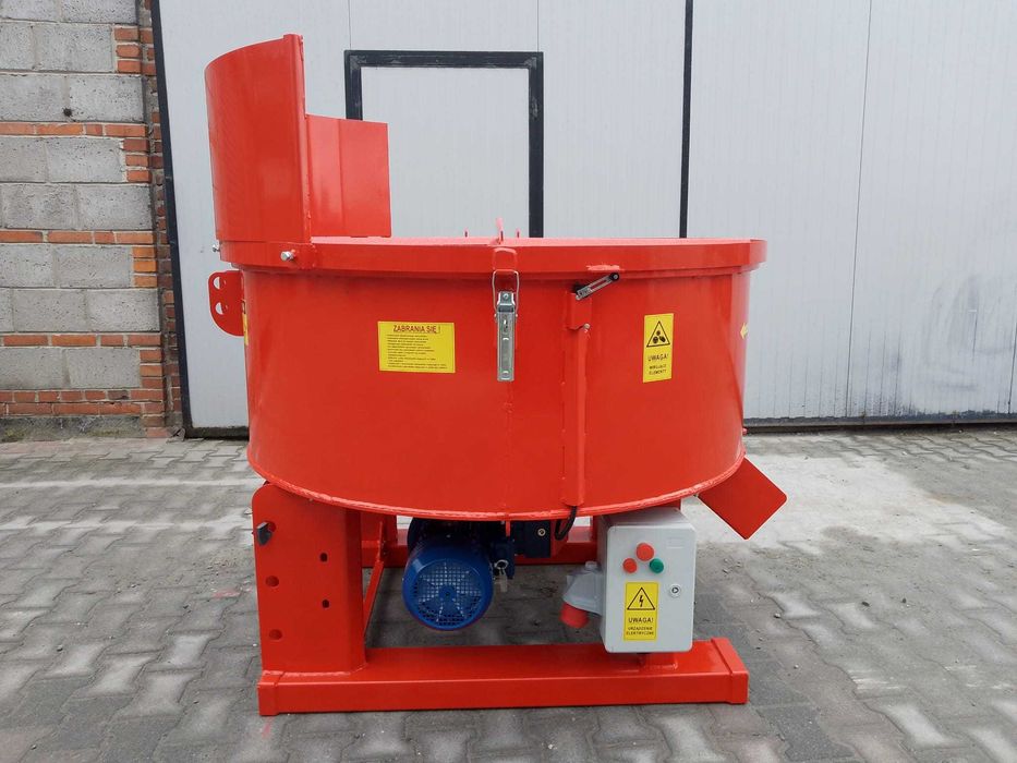 Betoniarka elektryczna 800L - malowana proszkowo