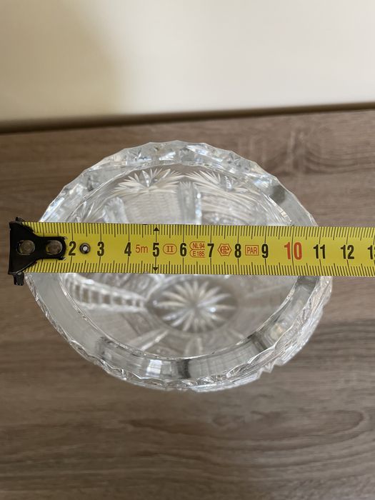Wazon kryształ PRL wysokość 30cm stan idealny