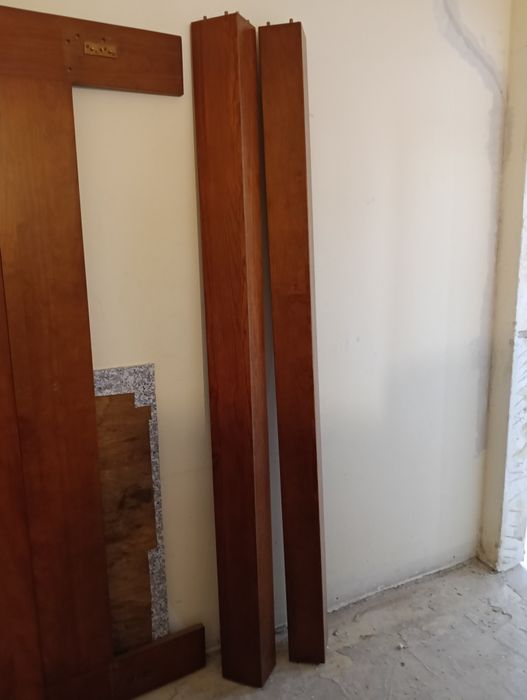 Armação de cama de casal c/ estrado