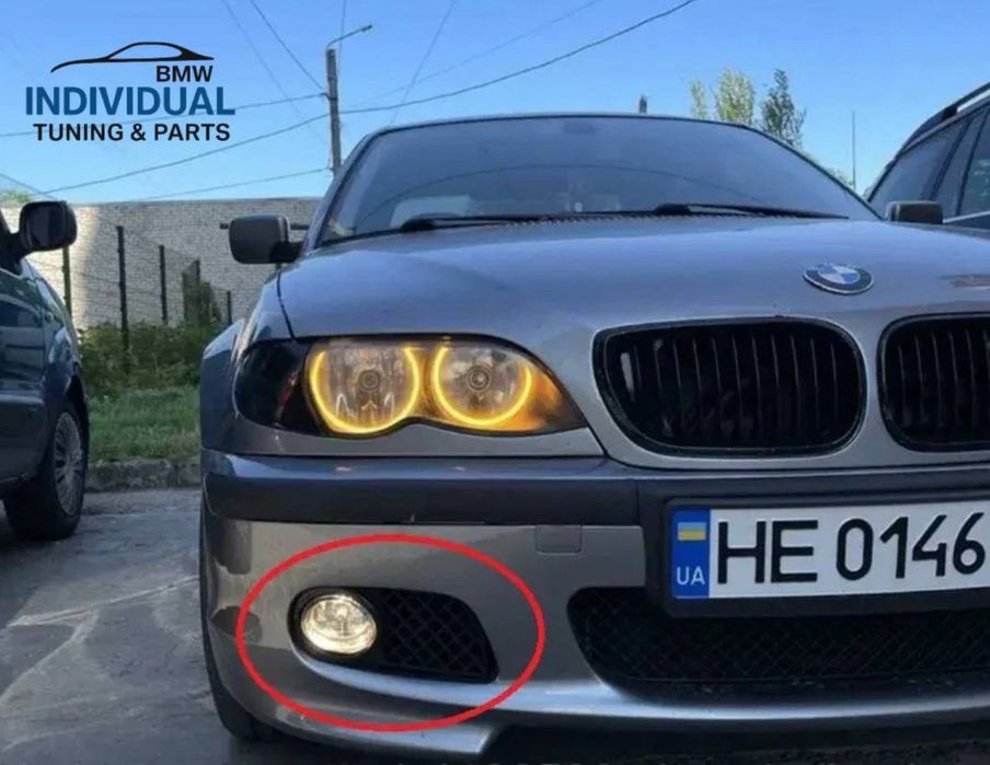 Решітка туманок bmw e46 решітка противотуманних фар BMW E46 решітка в бампер бмв е46 під м бампер м тех м пакет m paket m tex M-tech 2