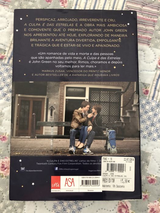 Livro a culpa é das estrelas