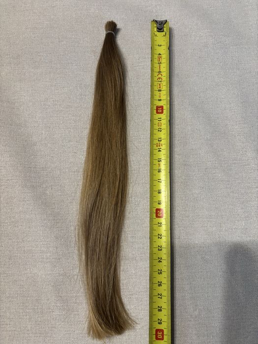 Włosy dziewicze blond gęste 30cm