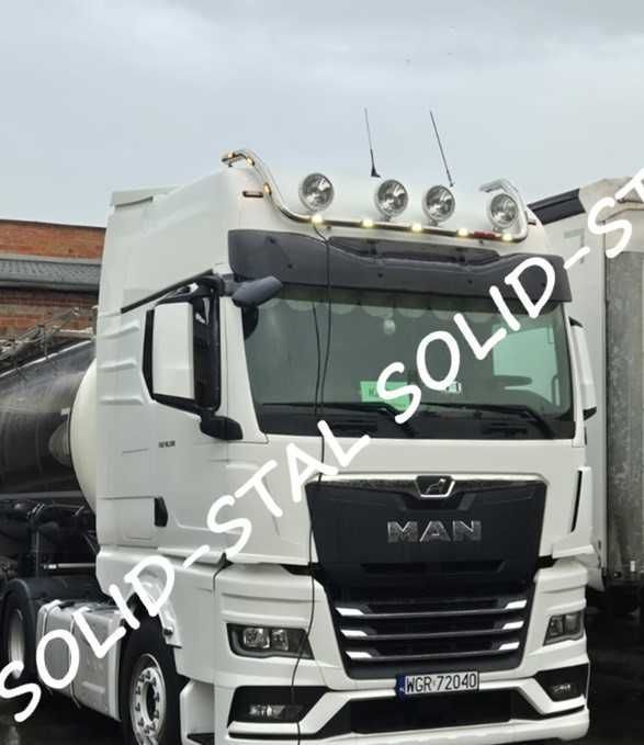 Orurowanie GÓRNE / SCHODZĄCE Man Tgx Gx Nowy Model Stal Nierdzewna!