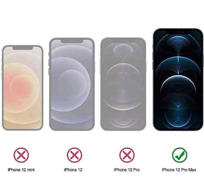 Szkło Hartowane Ochronne 9H do iPhone 12 Pro Max