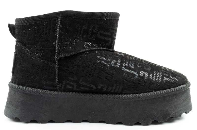 Lee Cooper śniegowce zimowe futerko ocieplane botki czarne r. 36-41