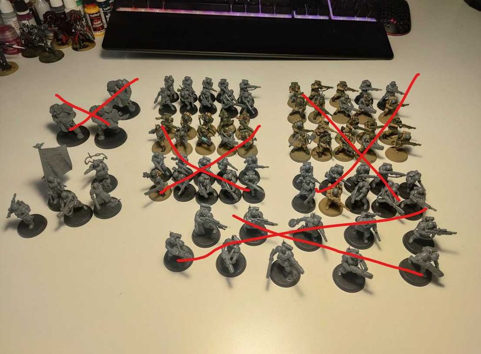 Gwardia imperialna - Rezerwacja Command Squad + Cadian Shock Troops