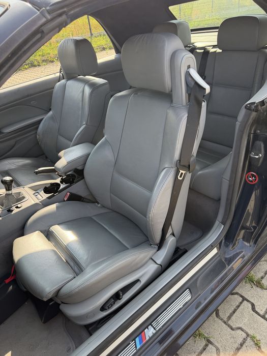 Bmw E46 cabrio wnetrze/fotele grzane dove gray