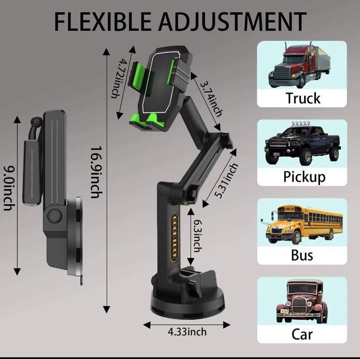 Suporte telemóvel XXL grande camião jipe máquinas heavy duty