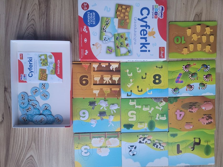 Gra cyferki edukacyjna nauka liczenia