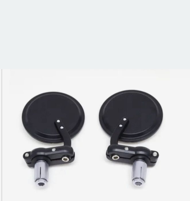 Дзеркала на мотоцикл в торець руля круглі