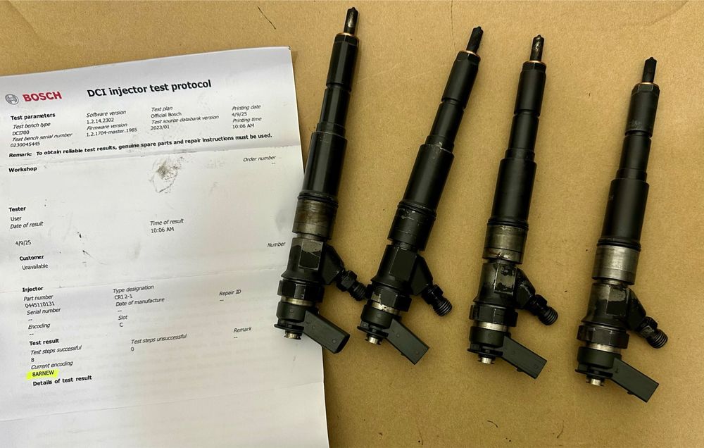 4 injectores Bmw 320d E46 150cv ref. 7 7 8 9 6 6 1