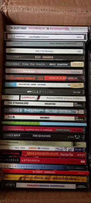 Lote de CDs Originais Rock, Pop, Brasil, Indie, Jazz, Portuguesa
