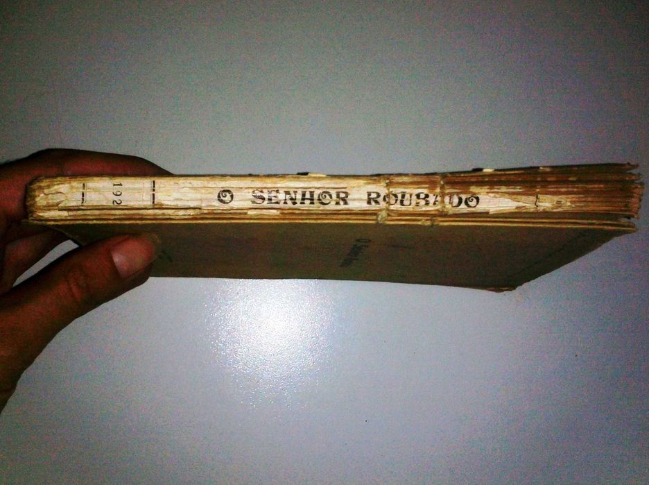 Livro "O senhor roubado" de 1920