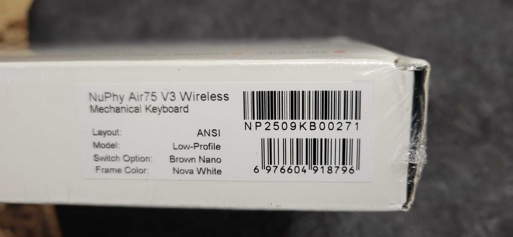 мех.клавіатура Nuphy Air75 v3(low\2.4G\BT\Knob\RGB\PBT\gasket)