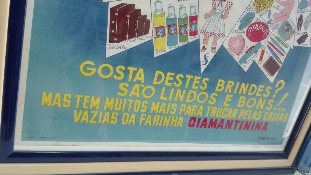 Poster antigo de 1955