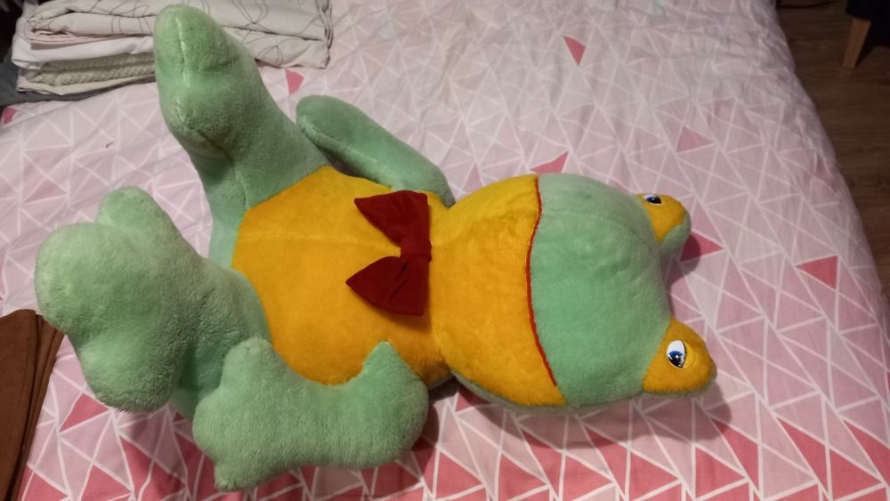 Zabawka żaba pluszowa