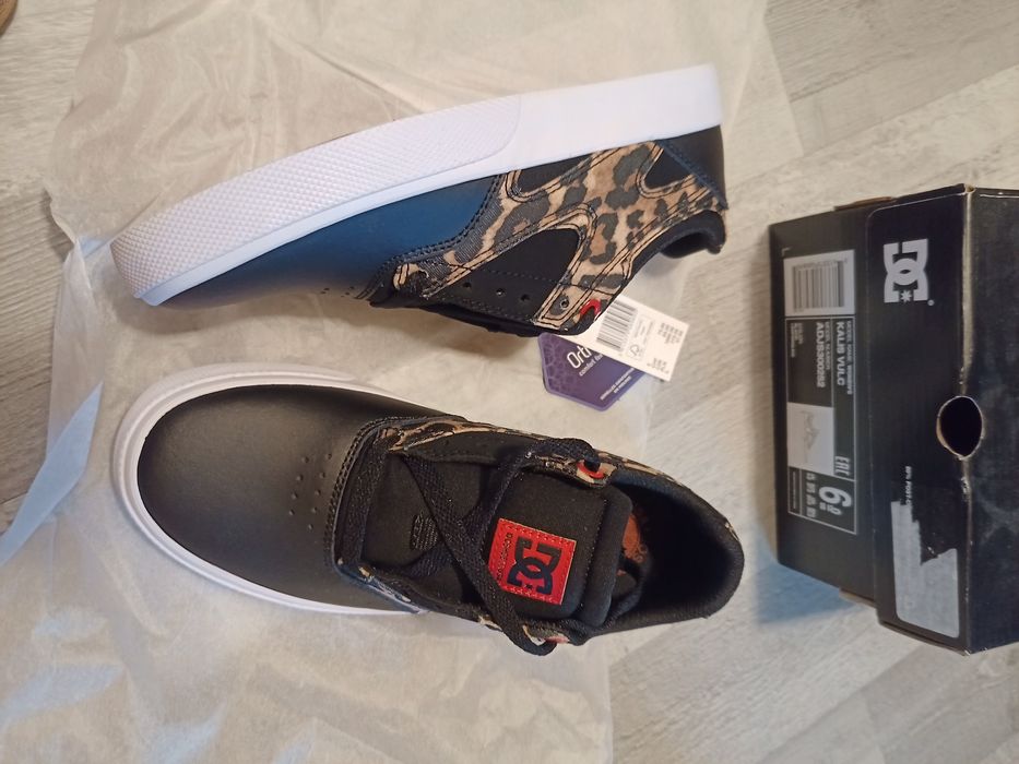 DC kalis vulc 37 wkładka 23 cm nowe buty skórzane