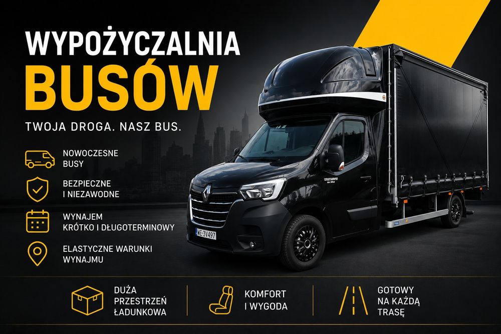 Wynajem Wypożyczalnia Busów Plandeka 10EP