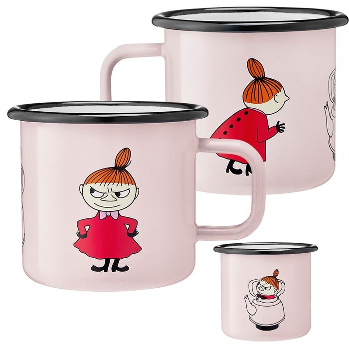Kubek emaliowany Muminki Mała Mi 370ml OUTLET OKAZJA !