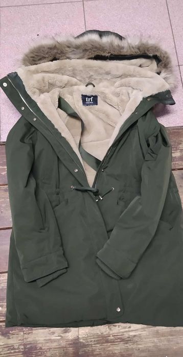 Kurtka parka ZARA rozm 38 khaki