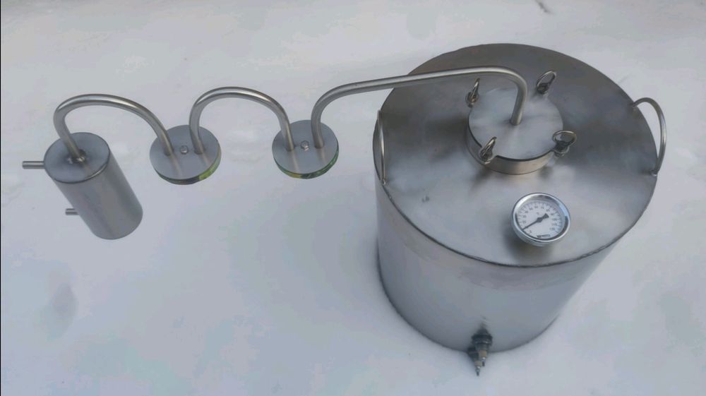 Дистиллятор, холодильник с двумя сухопарниками ТВИСТ, aisi304