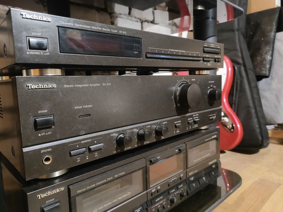 Wieża Technics wzmacniacz CD deck tuner