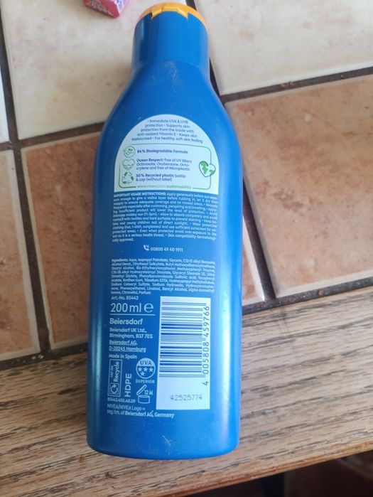 Nivea Sun z filtrem 15+