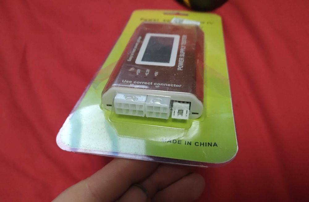 Тестер компьютерного блока питания V2 2024, алюминий