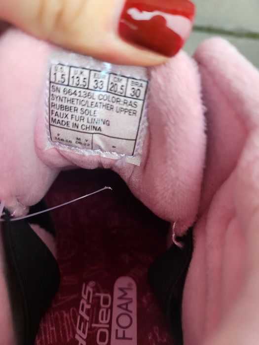 Черевики на дівчинку зимові Skechers [33р 33.5р.]