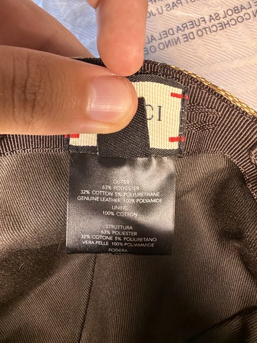 Chapéu Gucci novo