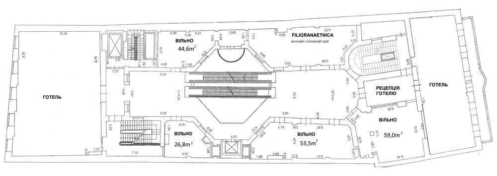 м. Львів, пр. Свободи, 27. ТЦ - готель ''Опера пасаж''