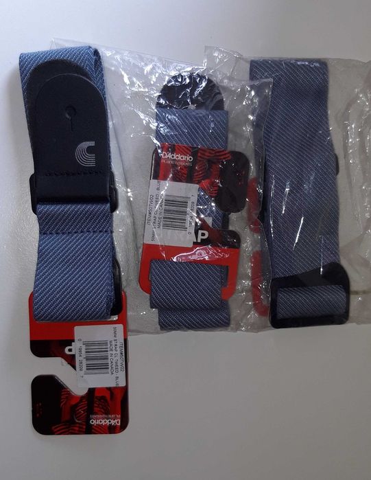 Strap, correia de Guitarra Tweed Blue - Artigo NOVO.