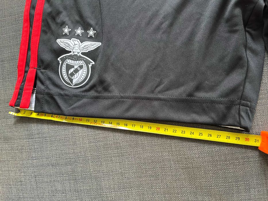 Calções Pretos Oficiais Benfica Adidas 2020, 2021