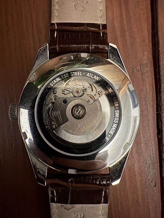 Męski zegarek automatyczny Atlantic Worldmaster 51752.41.25R | Stan idealny | Gwarancja