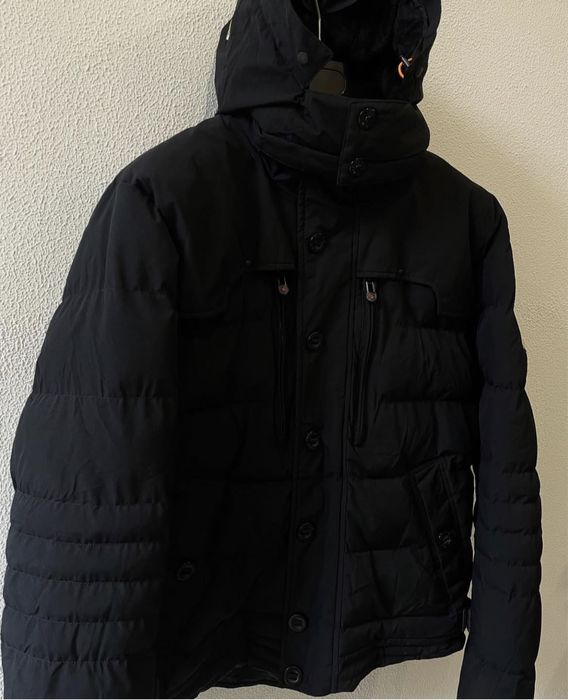 Оригінальна чоловіча зимова куртка пуховік Wellensteiyn M-L в ідеалі