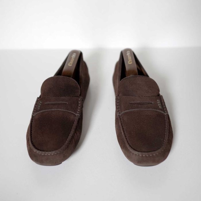 Мокасины Hugo Boss Driver Moccasin Made Italy 41 размер оригинал идеал