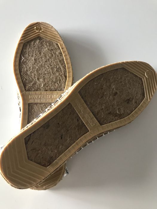 Nowe! Srebrne błyszczące espadryle Asos rozm. 38