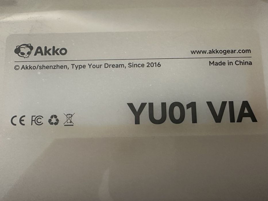 Klawiatura mechaniczna Akko YU01 na gwarancji