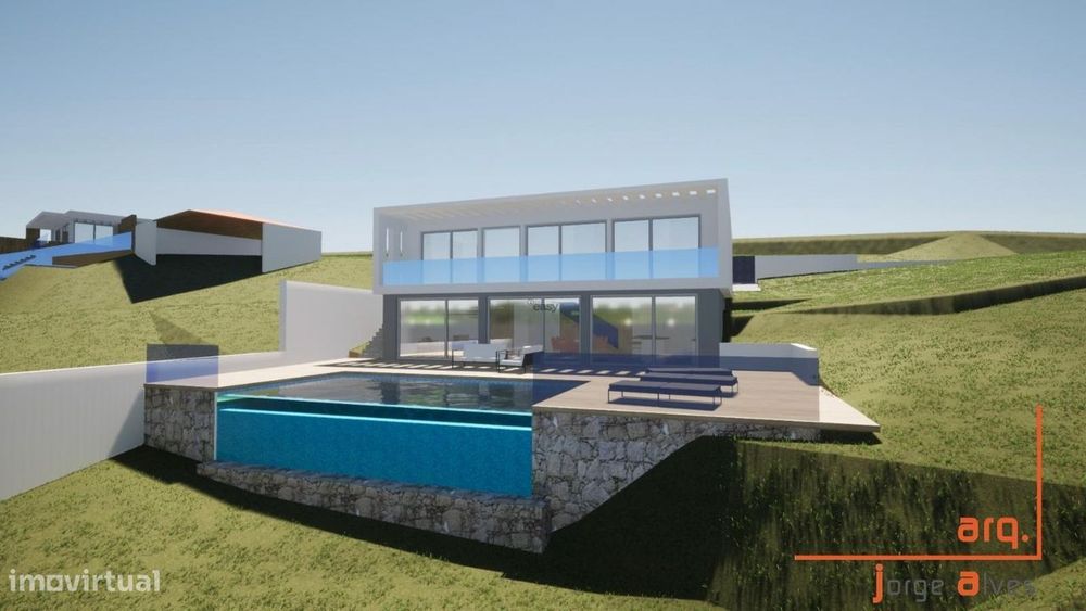 Terreno Urbano com Vista Rio e Projeto em Caminha
