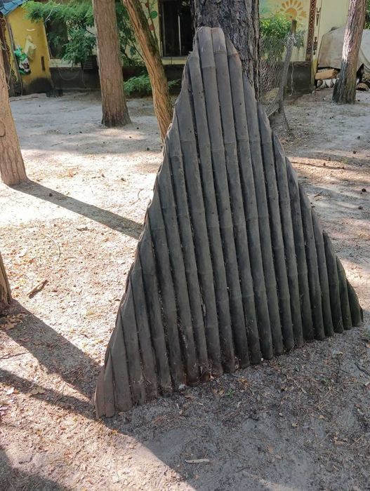 Бамбуковая крыша для беседки