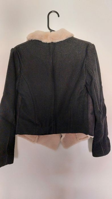Casaco curto de pêlo Zara