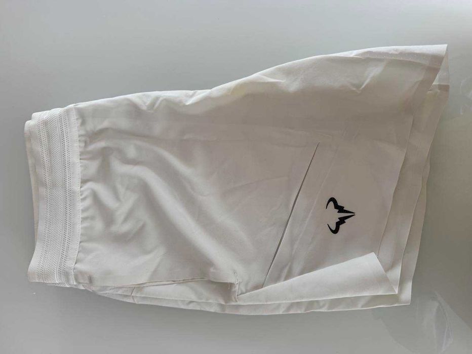 Calções novos Nike Nadal brancos