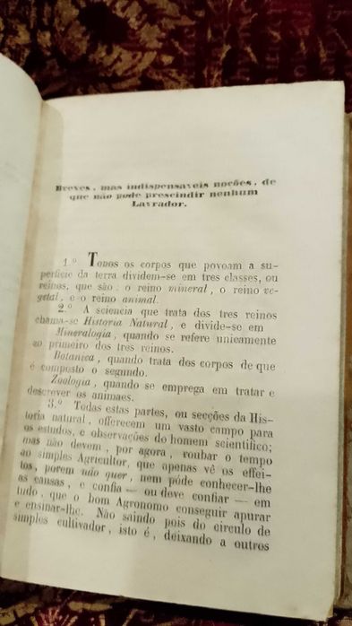 Novíssimo Manual D´Agricultura 1855 J. M. da Silva Vieira